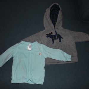Carter's Longsleeve and sweatshirt bundle of 2: